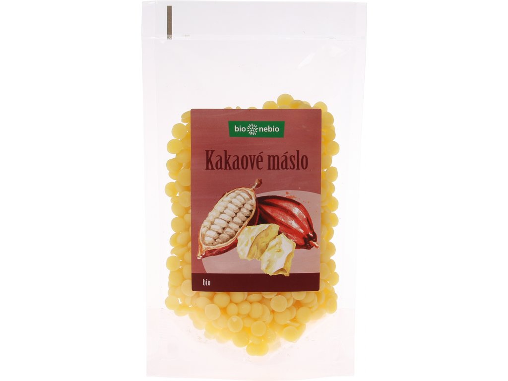 Bio kakaové máslo pecičky 150g