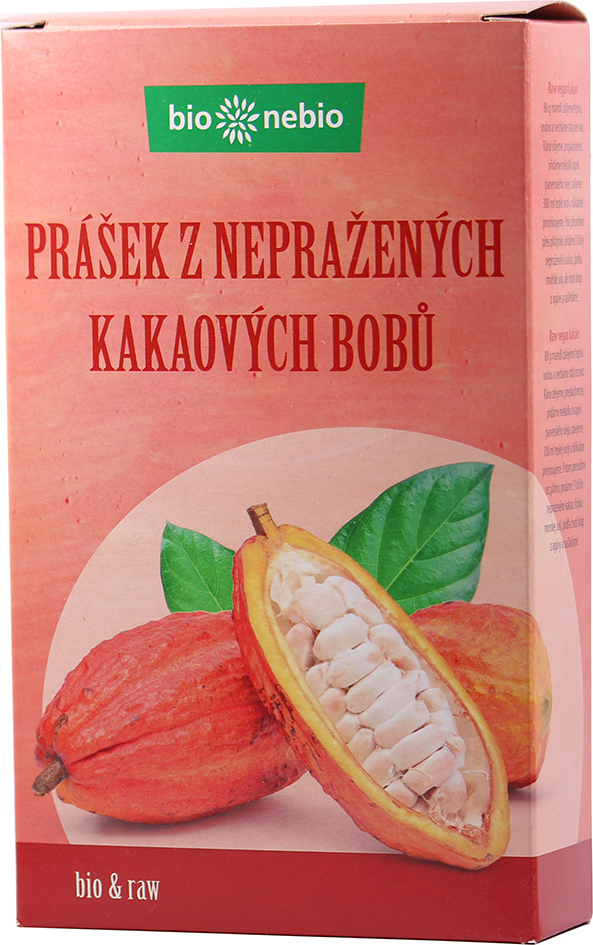 Bio prášek z nepraženého kakaa 150g