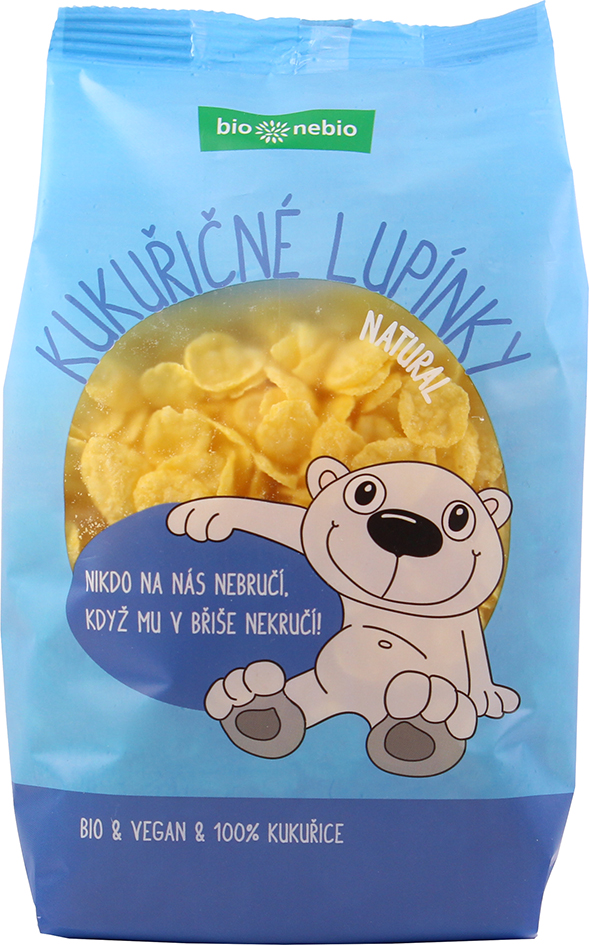 Bio kukuřičné lupínky 200g             