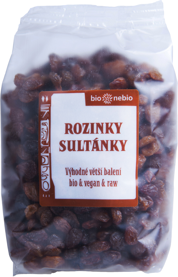 Bio rozinky sultánky 400g           