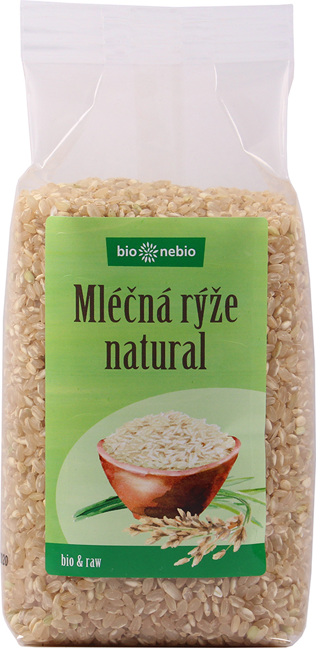 Bio rýže mléčná kulatozrnná natural 500g               
