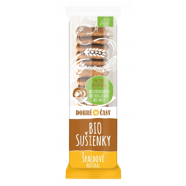 Bio sušenky 100g Dobré časy natural     