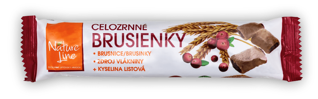 Sušenky celozrnné brusinky 65g