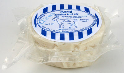 Sýr kozí Doral 100g česnek