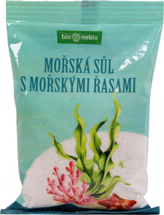 Sůl mořská jodovaná moř. řasami 300g    