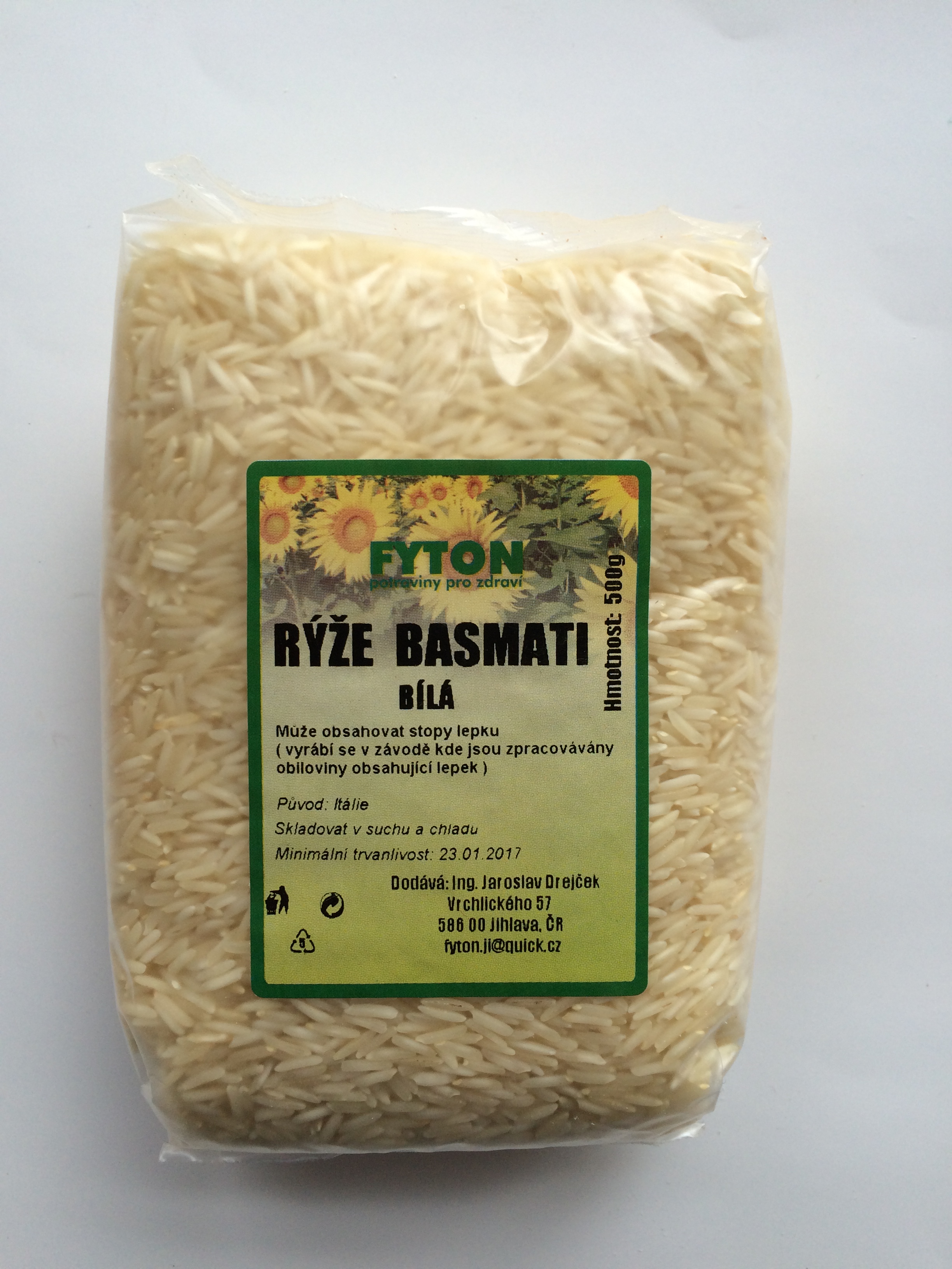 Rýže basmati bílá 500g                  