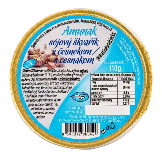 Svačinka škvark. s česnekem 110g        