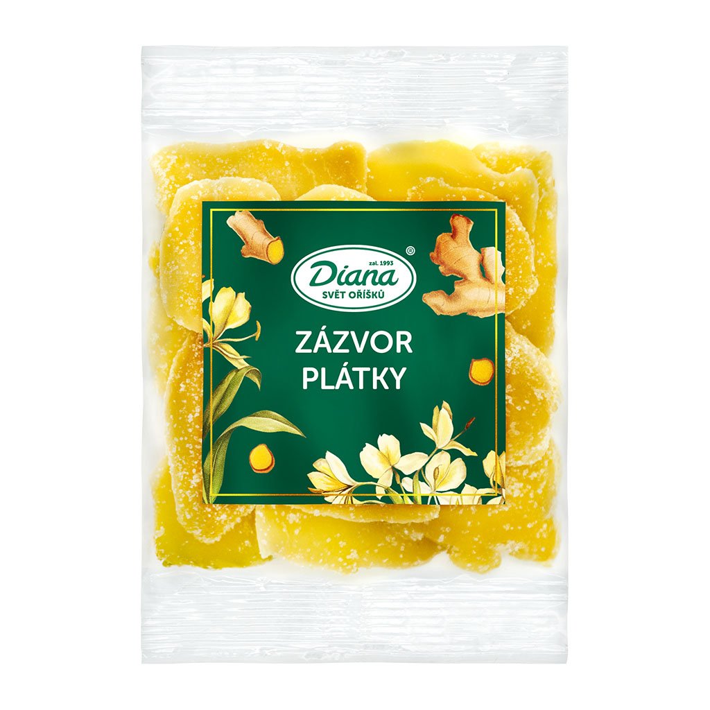 Diana - Zázvor kandovaný 100g (plátky)