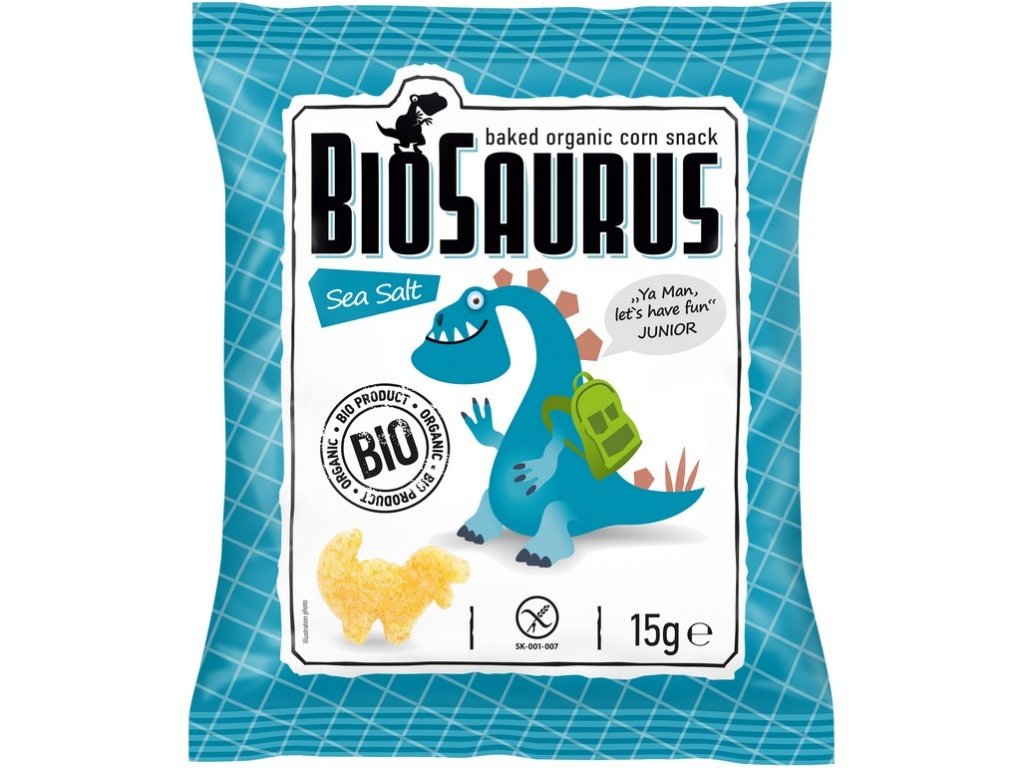 Bio snack Biosaurus sůl junior 15g