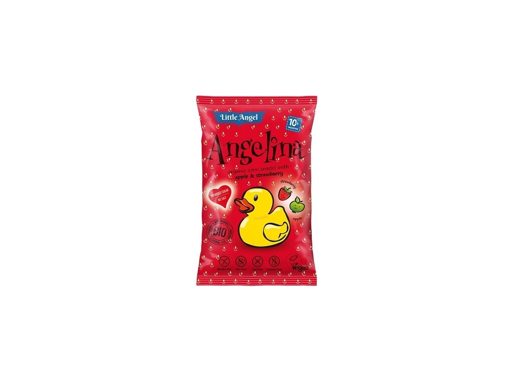 Bio snack Angelina jablko jahoda 60g