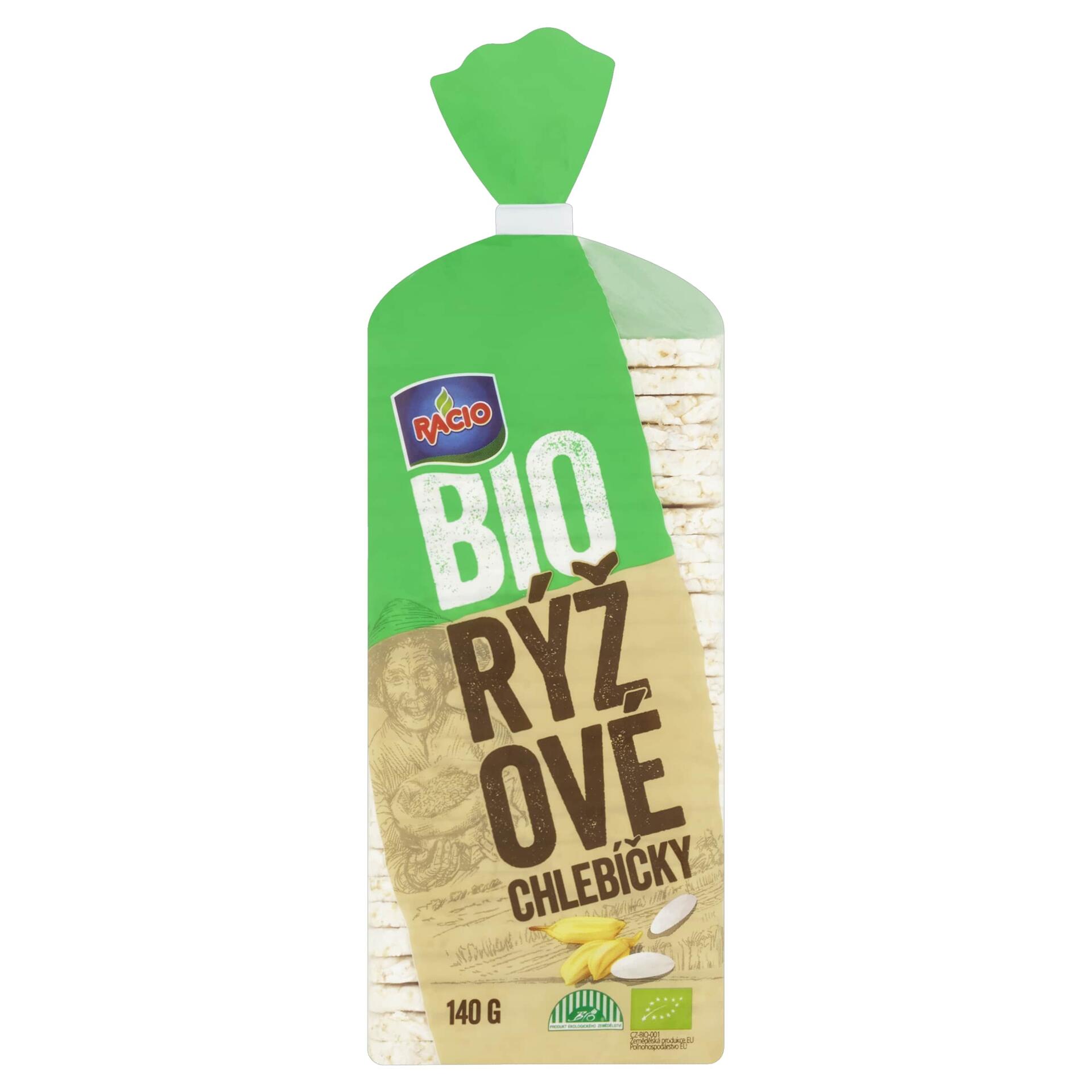 Racio Chlebíčky BIO 140g rýžové