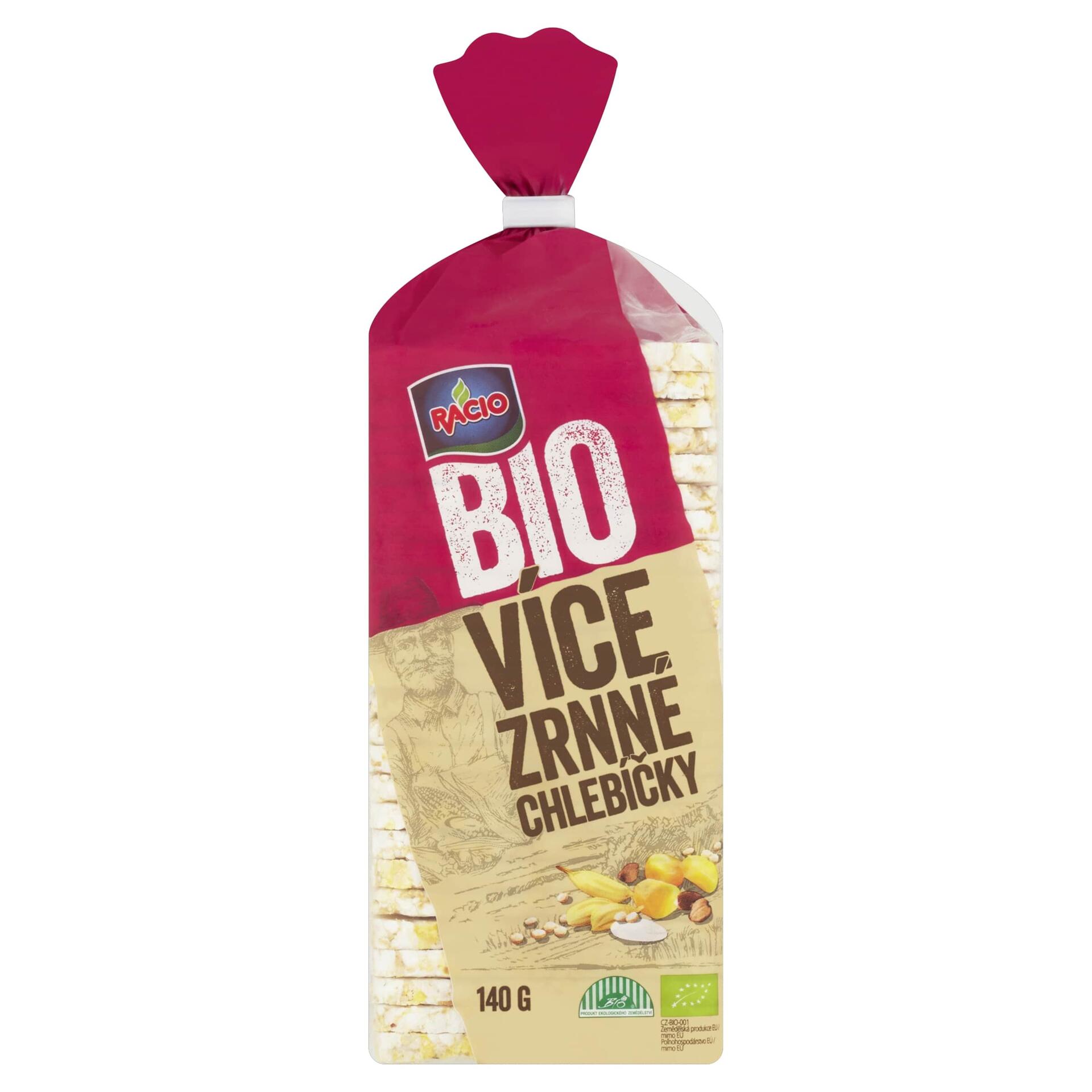 Racio Chlebíčky BIO 140g vícezrnné