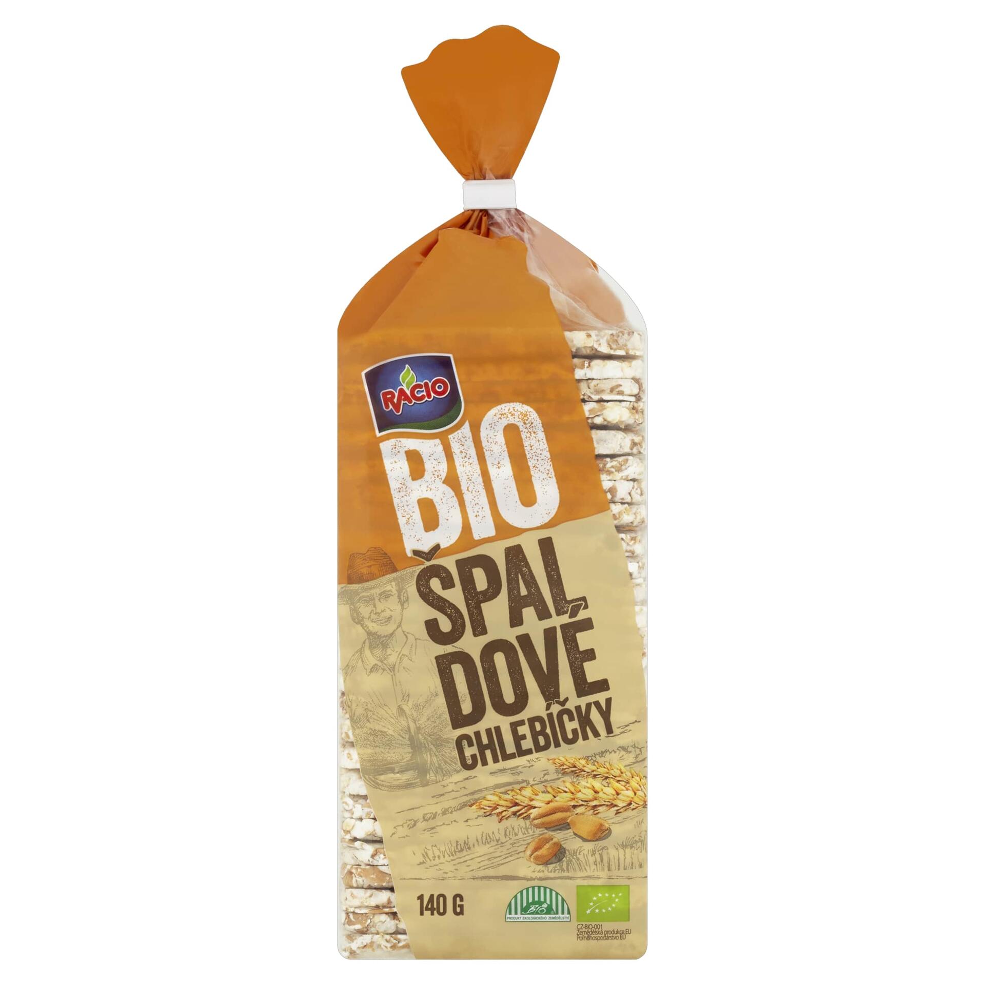 Racio Chlebíčky BIO 140g špaldové