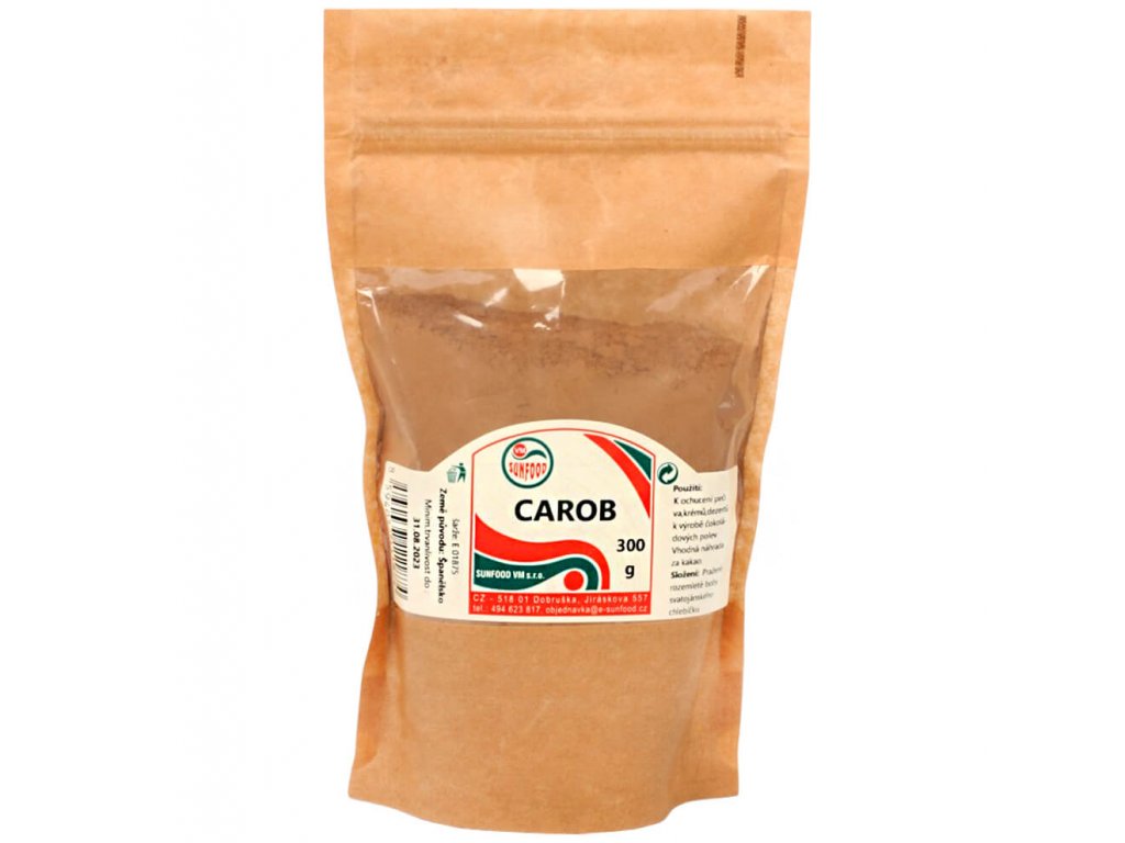 Carob prášek 300g Sunfood