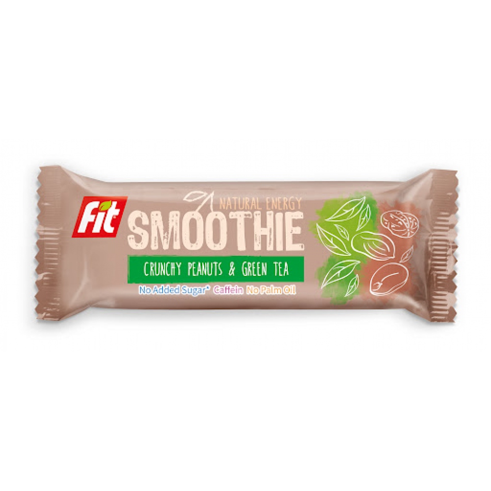 Fit smoothie s arašídy, kofeinem a zel. čajem 32g