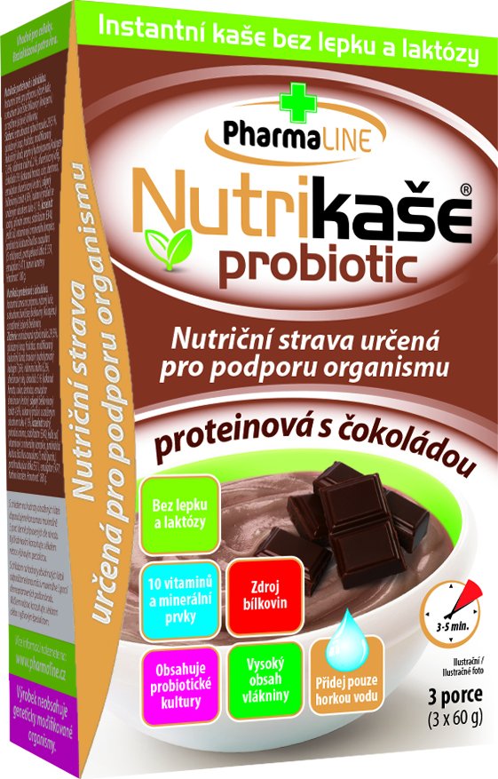 Nutrikaše probiotic s proteinem a čokoládou
