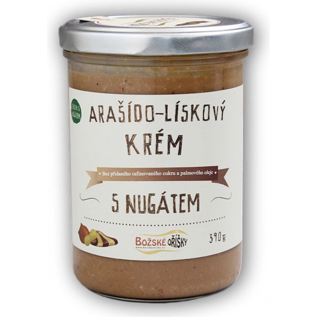 Krém Arašído - lískový s nugátem 390g