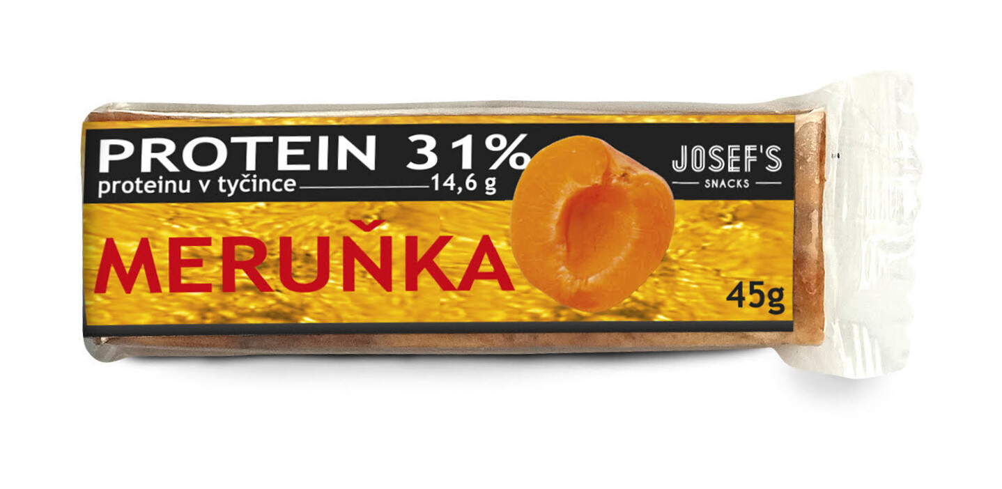 Proteinová tyčinka s meruňkami 45g