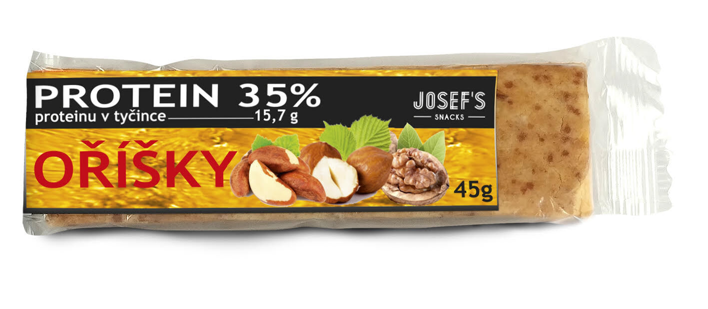 Proteinová tyčinka s oříšky 45g