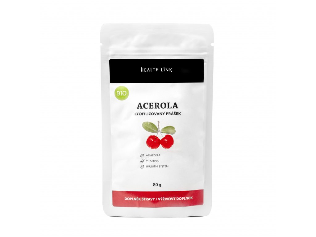 Bio acerola lyofilizovaný prášek 80g