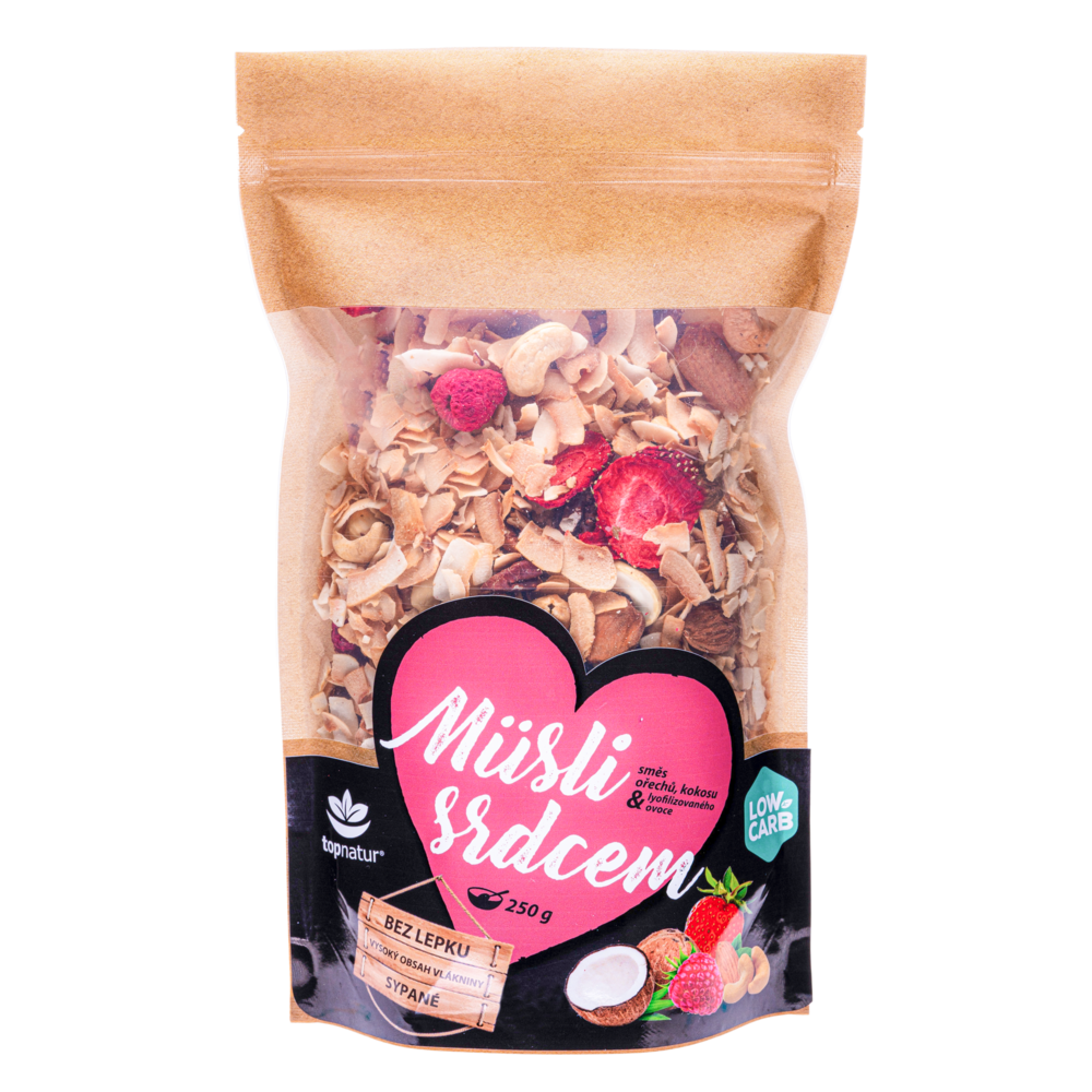 LOW CARB Müsli srdcem sypané 250g