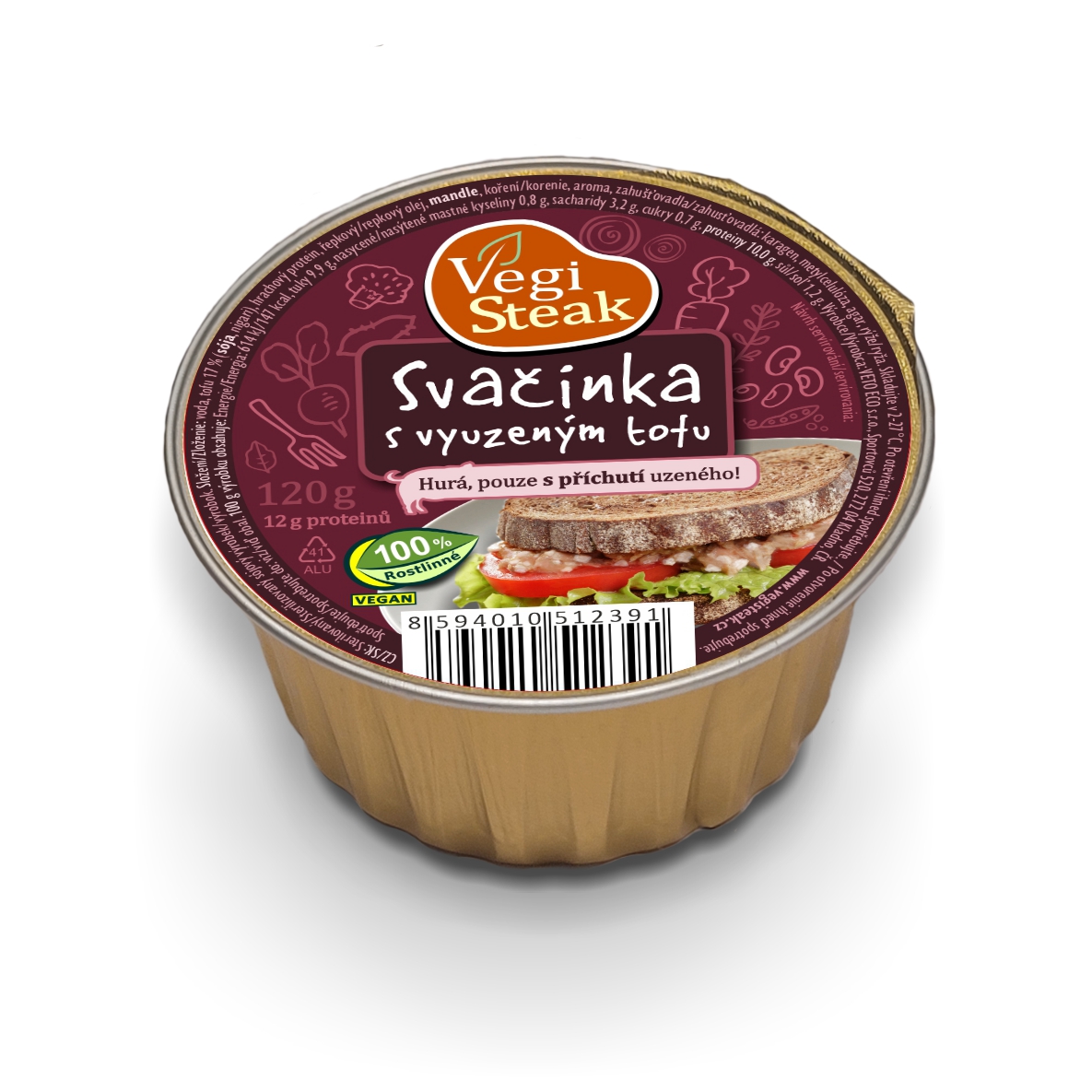 Svačinka s vyuzeným tofu 120g