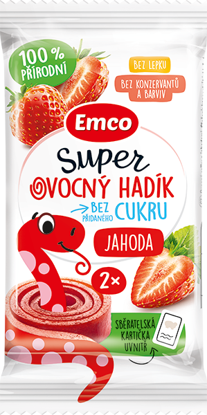 Ovocný hadík jahoda