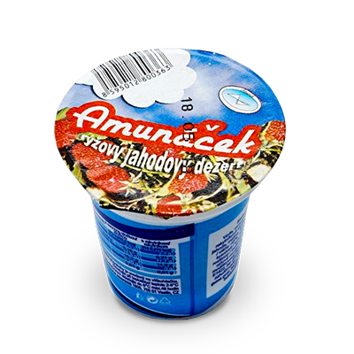 Rýžový dezert Amunáček jahoda 125g