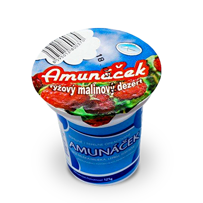Rýžový dezert Amunáček malina 125g
