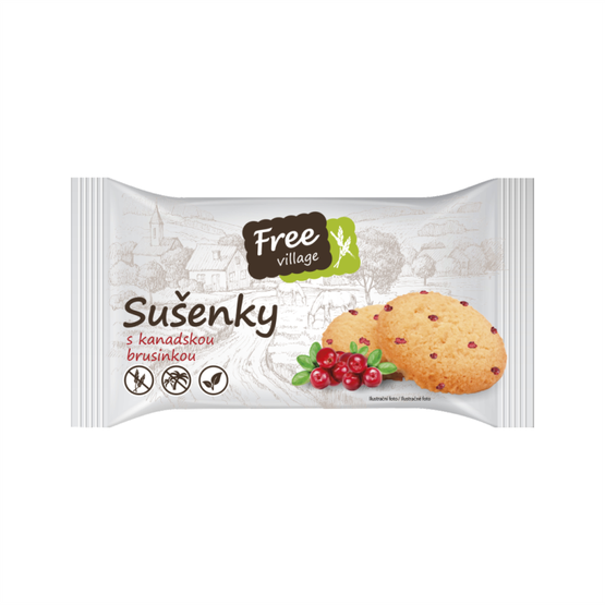 Perník Sušenky s kanadskou brusinkou 50g
