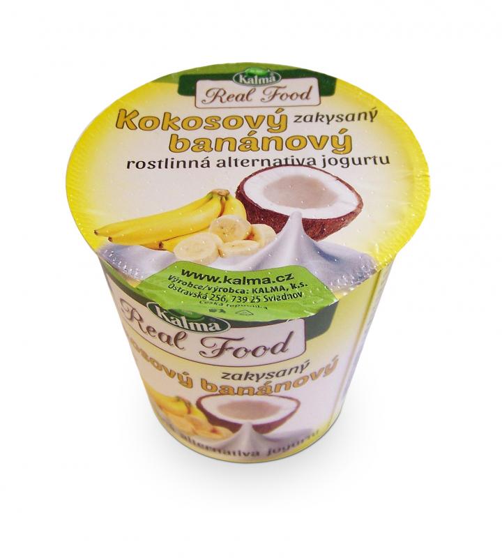 Kokosový zakysaný jogurt banánový 125g