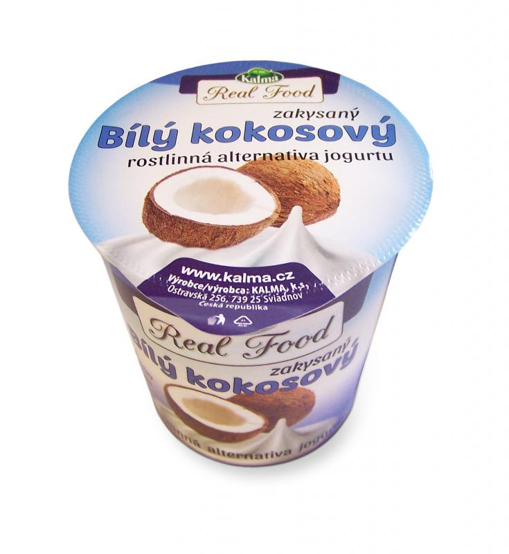 Kokosový zakysaný jogurt bílý 125g