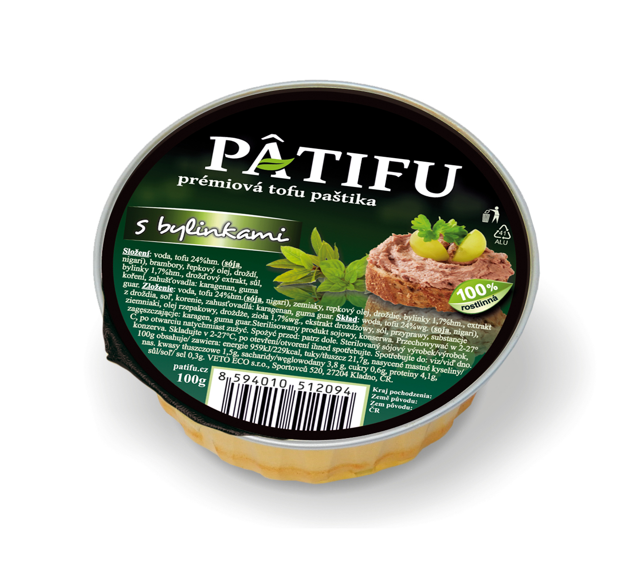 Patifu s bylinkami 100g