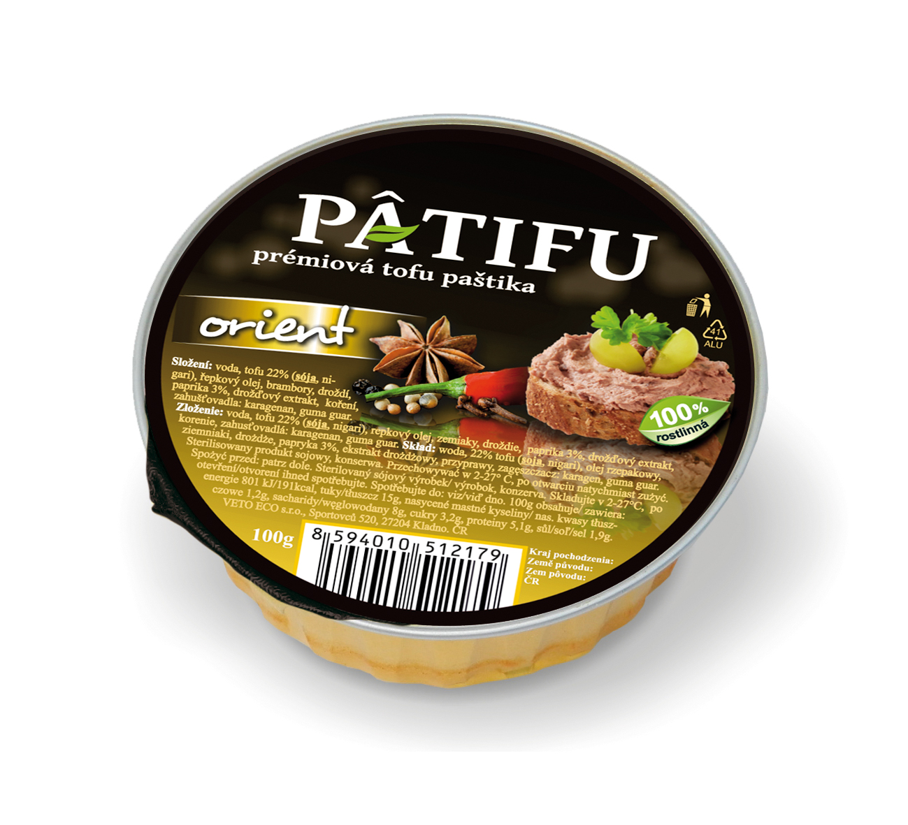 Patifu orient 100g