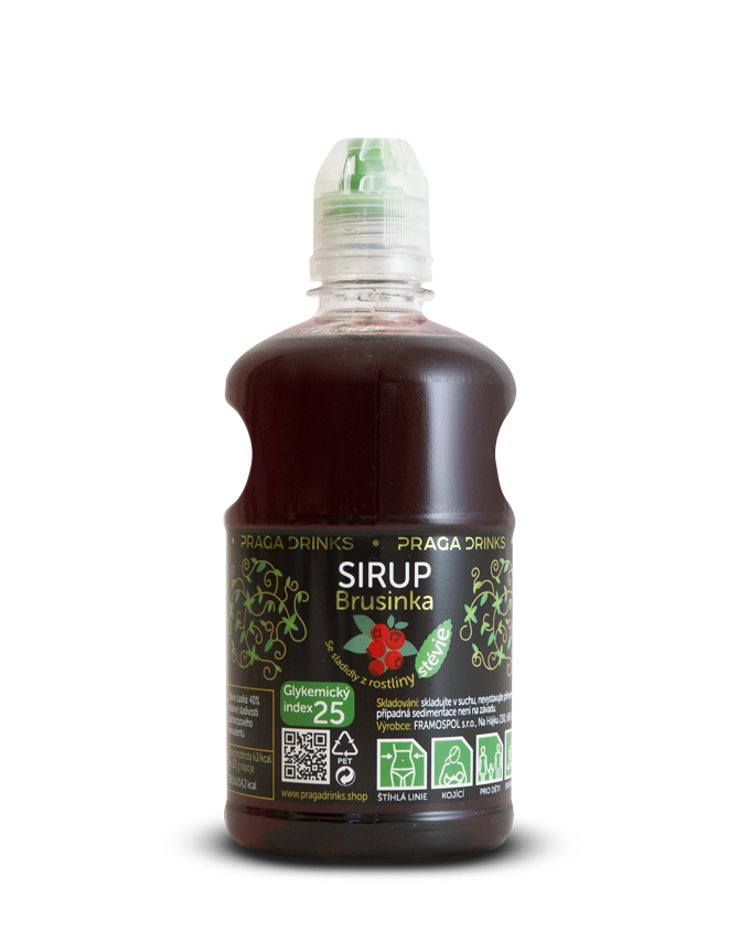 Sirup stévie Brusinka