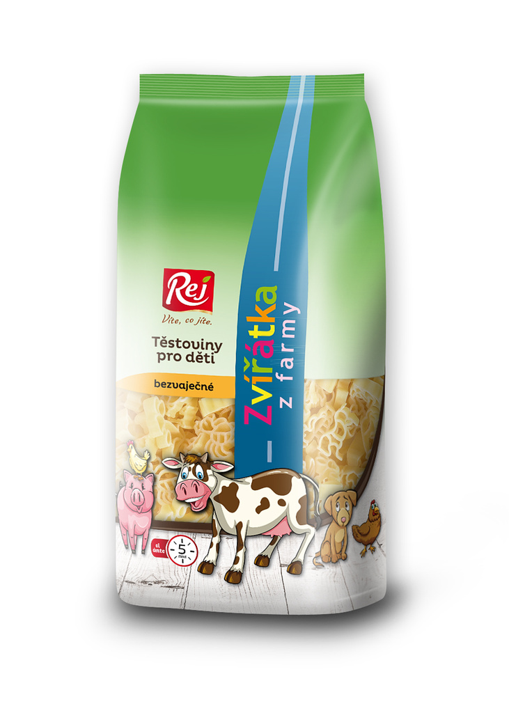 REJ Těstoviny zvířátka 400g