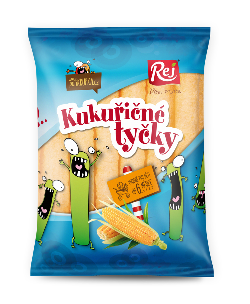 REJ kukuřičné tyčky 60g bez soli