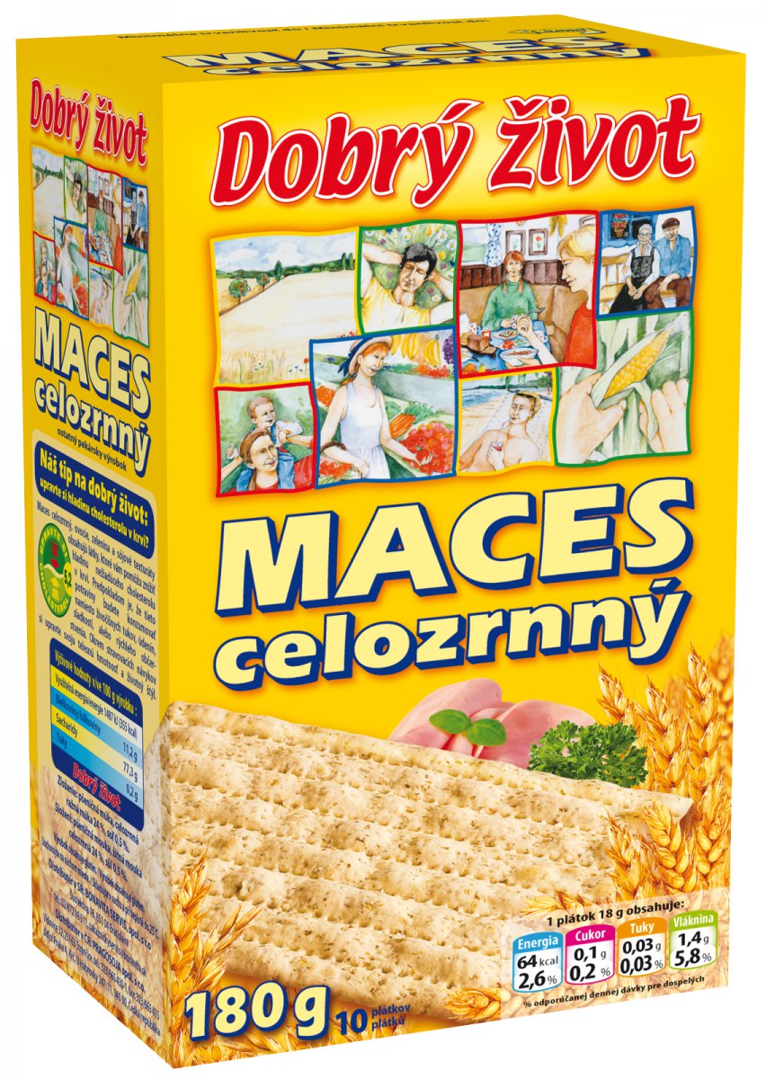 BV Maces 180g celozrnný 