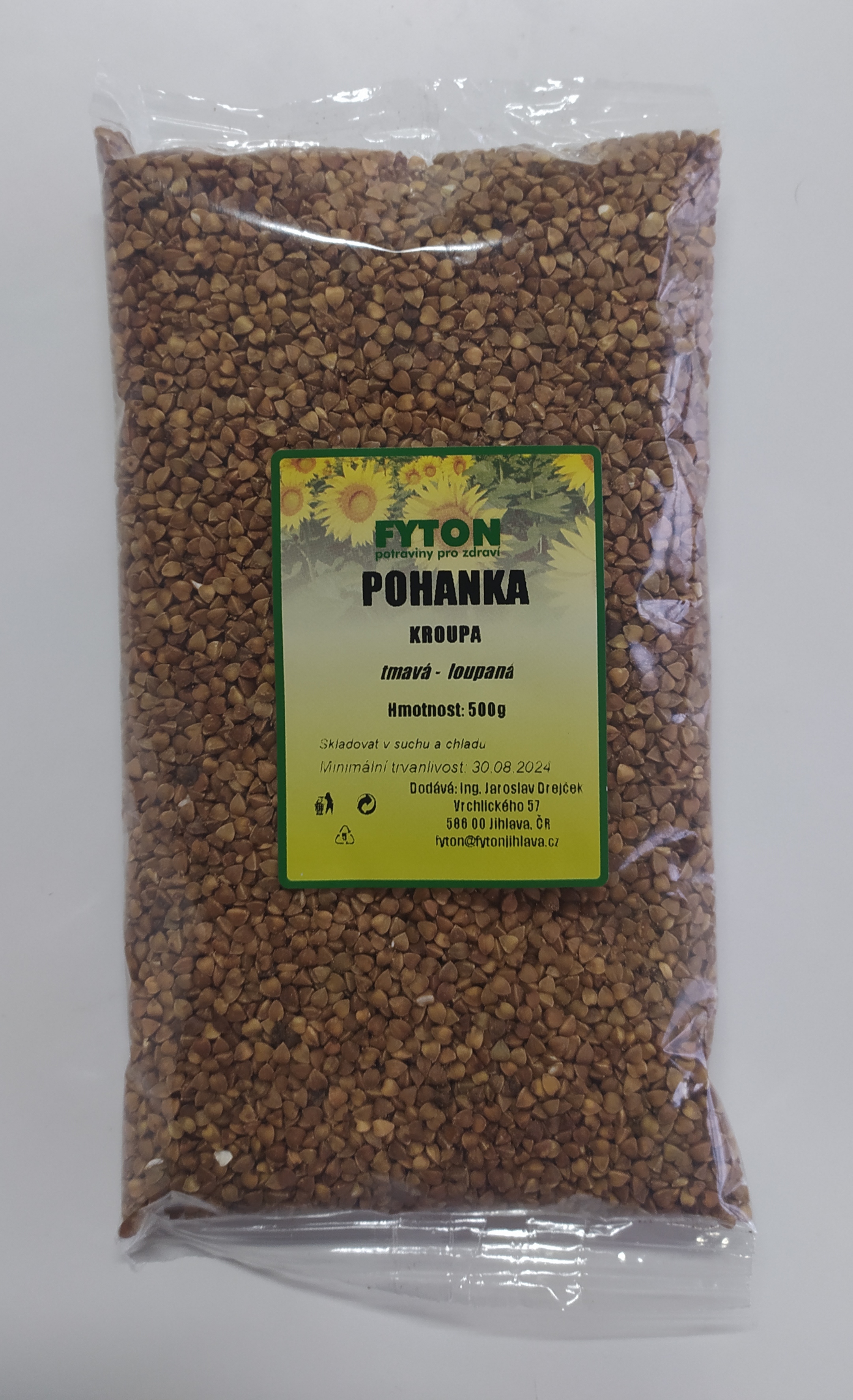 Pohanka loupaná 500g tmavá