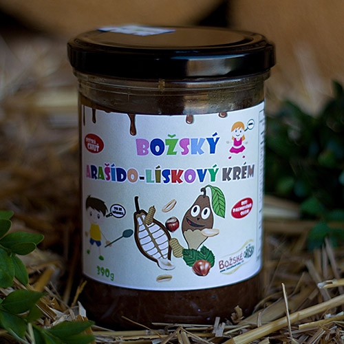 Krém Božský Arašído - lískový 390g 