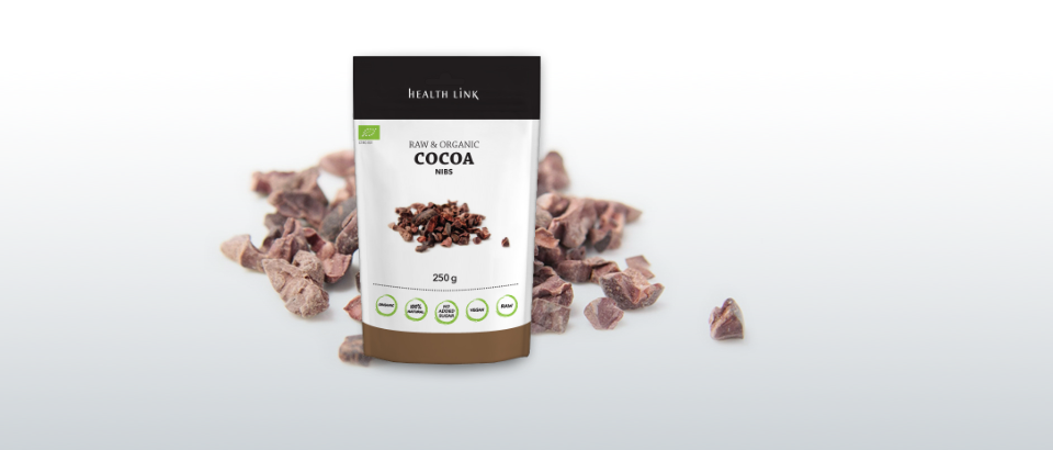 Bio RAW kakaové boby drcené 250g