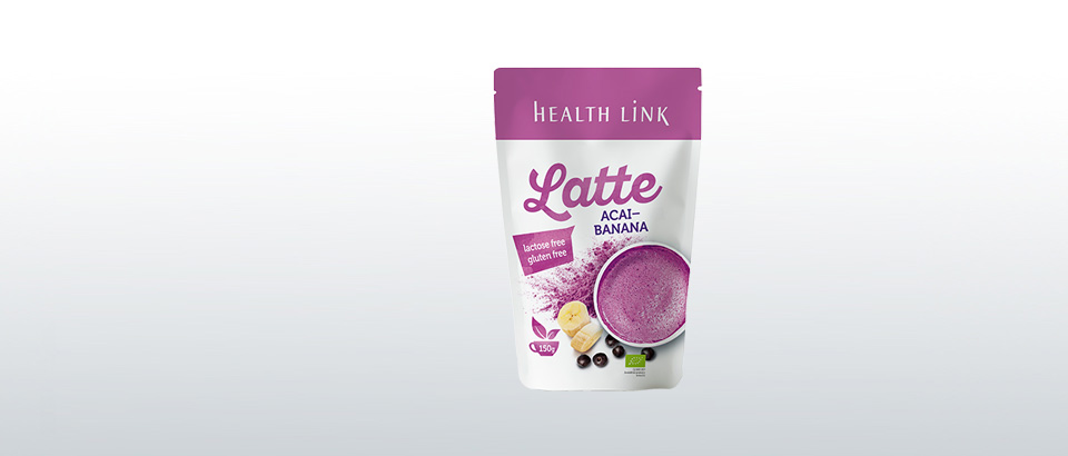 Bio acai-banán latte 150g