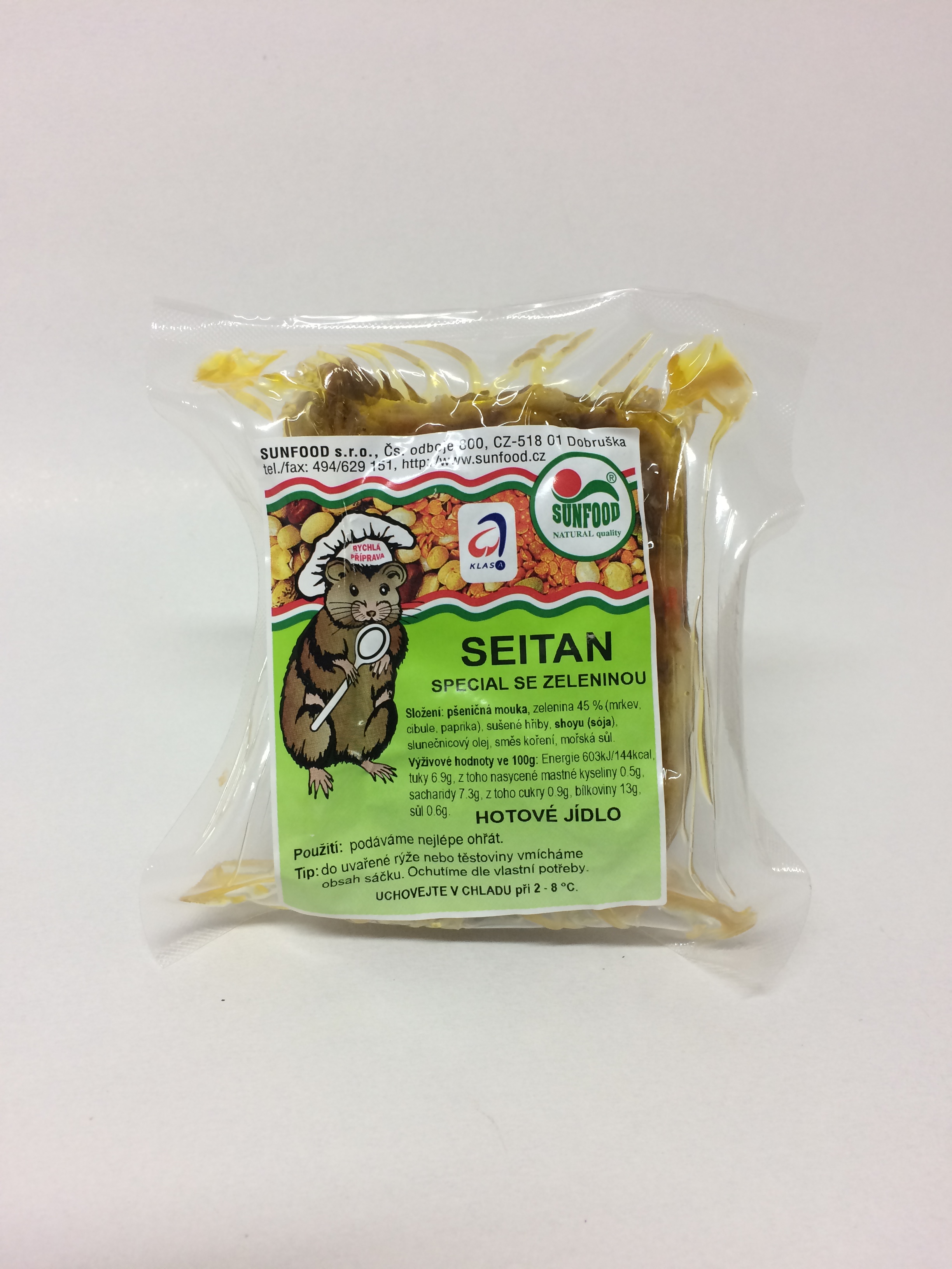 Seitan spec. se zeleninou  váha 