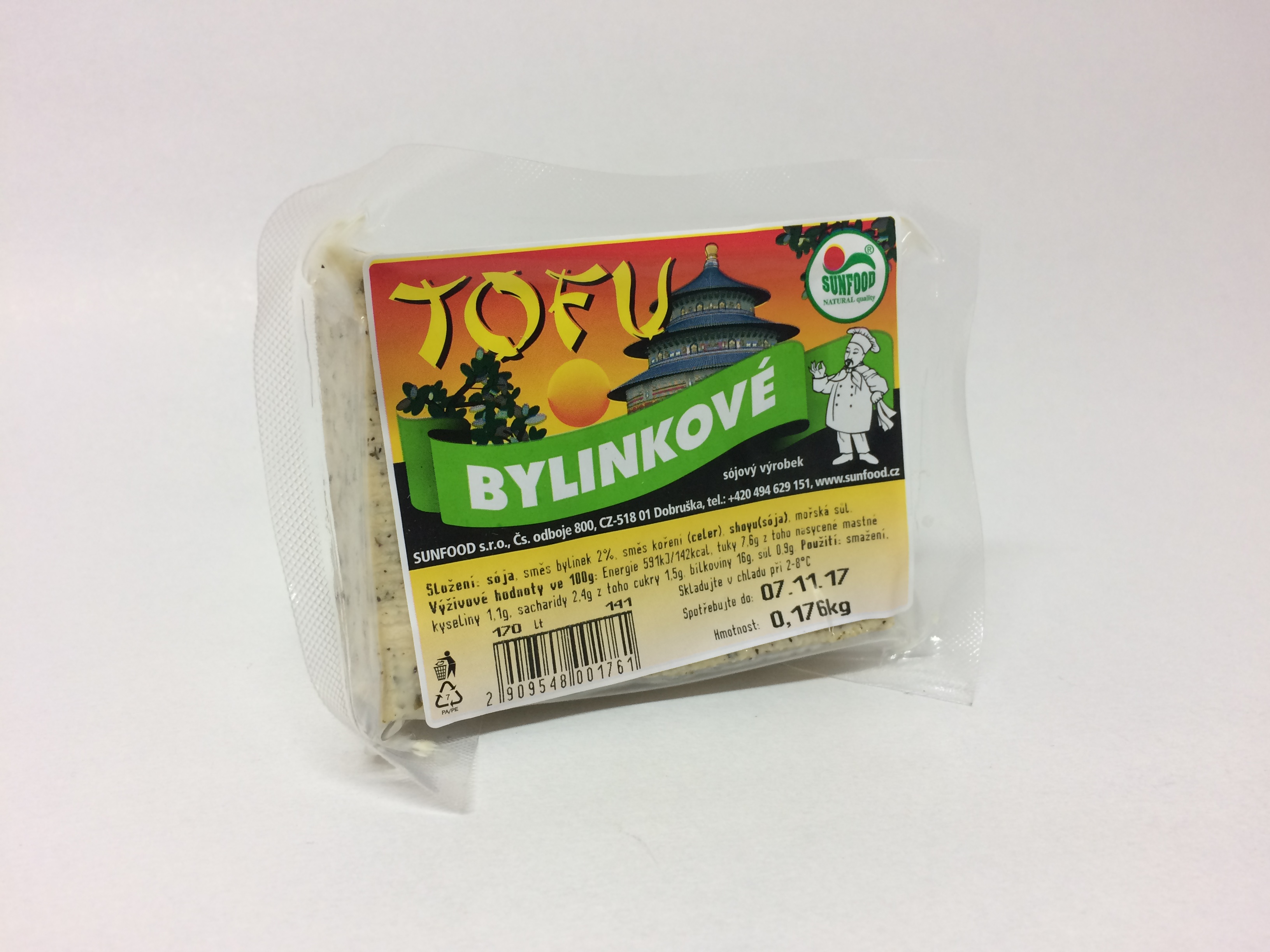 Tofu bylinkové  váha (1kg)
