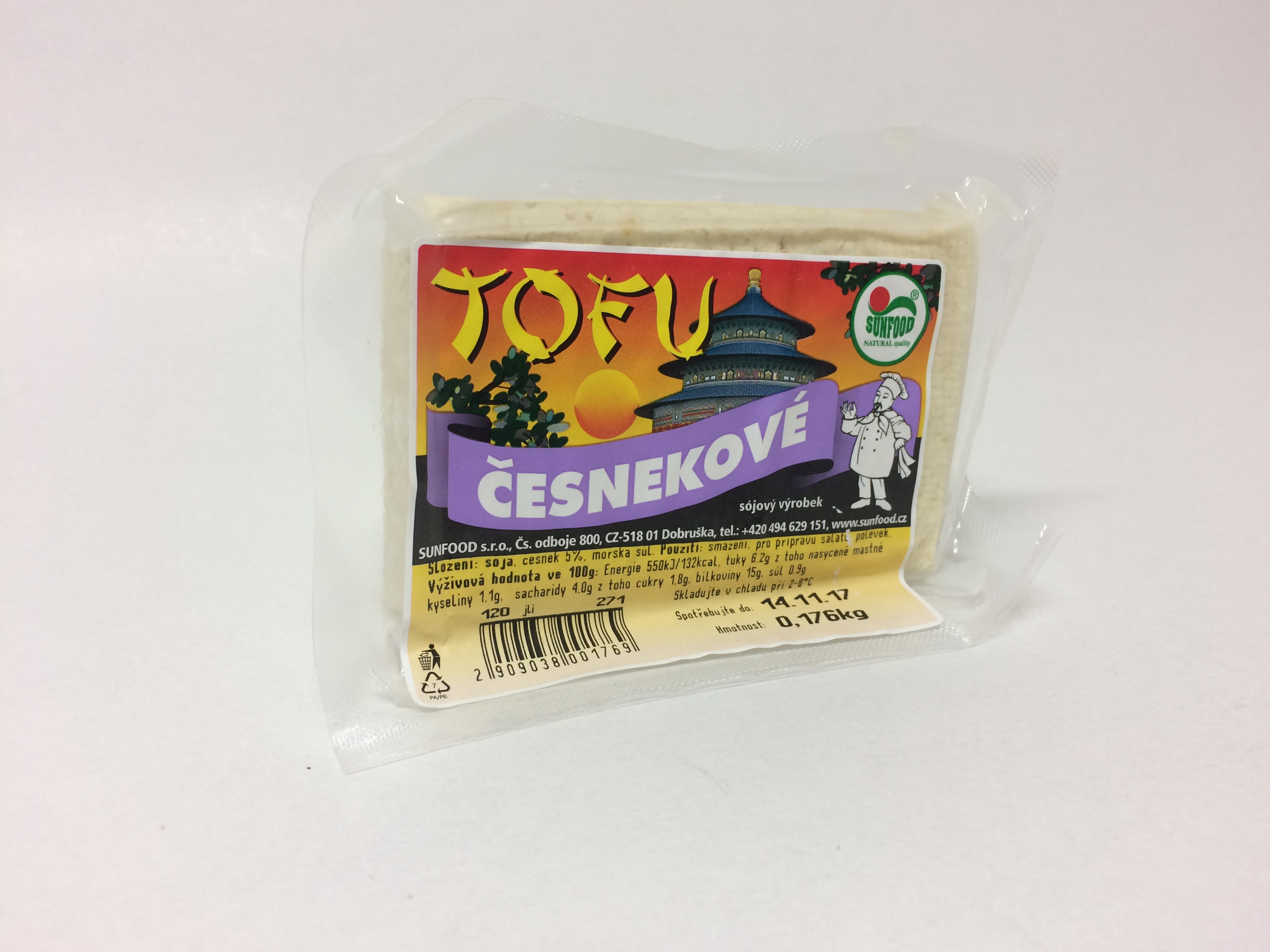 Tofu česnekové váha (1kg)