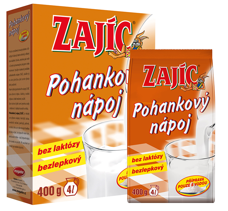 Pohankový nápoj Zajíc 400g krabička        