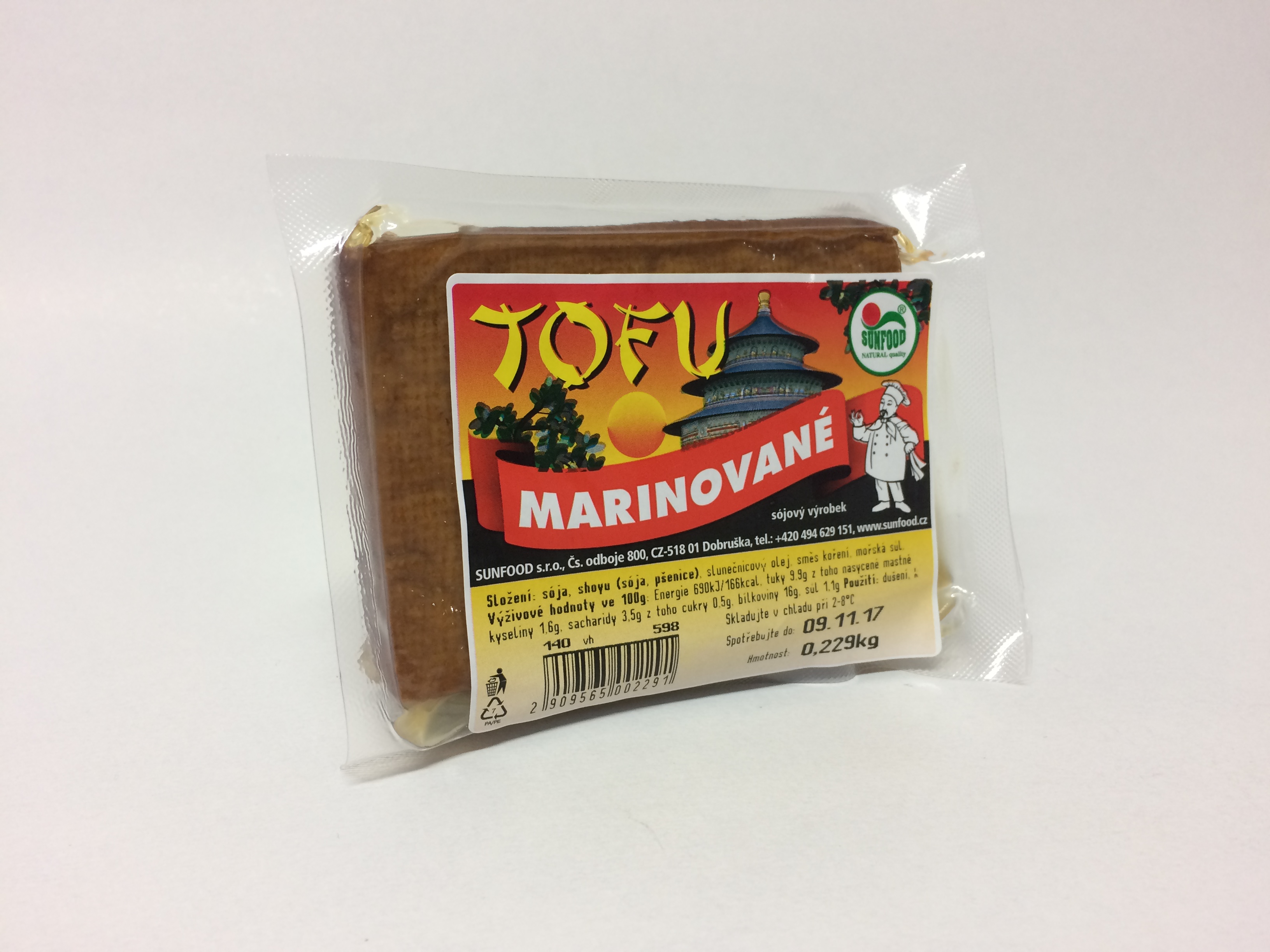 Tofu marinované váha (1kg)
