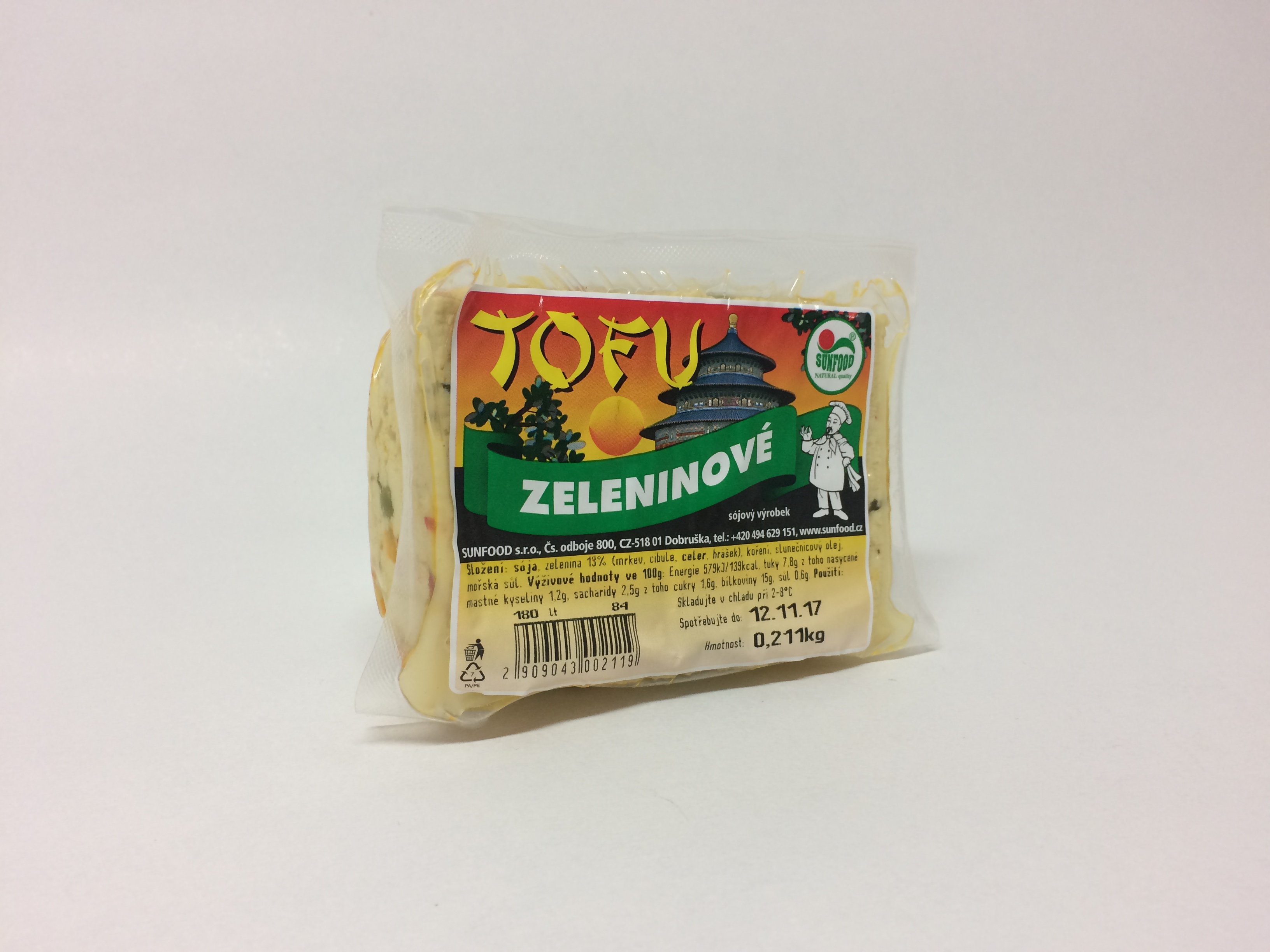 Tofu zeleninové váha (1kg)
