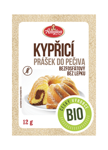 Bio Amylon kypřící prášek do pečiva 12g          