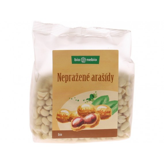 Bio arašídy loupané nepražené  200g